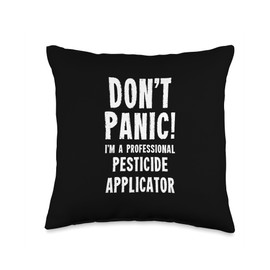 Pesticide Applicator Throw Pillow