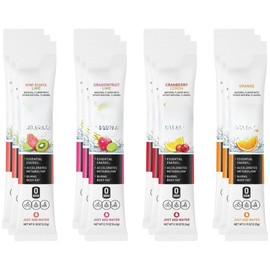 Energy Powder Sticks Variety Pack |Zero Sugar| |4 flavors (12 count) Orange, Dragonfruit Lime, Kiwi Guava Lime, Cranberry Lemon - Zero Sugar Electrolytes Powder