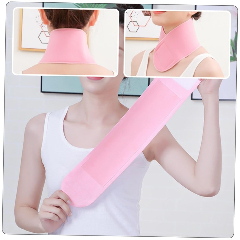 Alipis Women's Neck Care Pad Wrinkle Wrap Strap Portable Neck