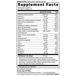 Ancient Nutrition Multivitamin for Women 40, Multi Vitamin and Immune Support with Vitamin D & C, 20 Vitamins and Minerals, Stress and Sleep Support, Supports Bone and Blood Health, 90 Capsules