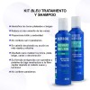 Kit Shampoo Y Tratamiento Matizador Para Tonos Plata Y Beige