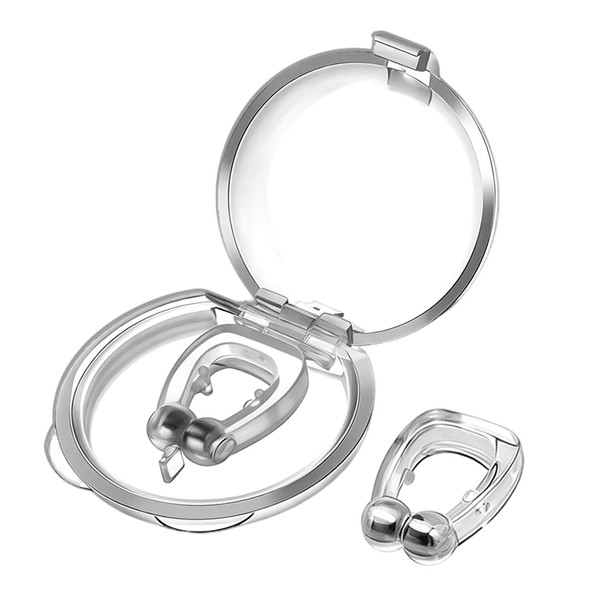 1PCS Schnarchstopper Nasenclip, Wiederverwendbare Silikon Nasenklammer gegen Schnarchen