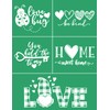 DGAGA Love Heart Silk Screen Stencils Self Adhesive Screen Printing