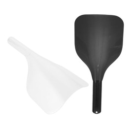 Mikinona 2pcs Hairdressing Shield Face Cover Comfortable Barber Mask for Hair Dyeing and Conditioning Reusable Protective Paddles for Salon and Barbershop Use