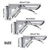 Pack of 2 200 mm Folding Console Heavy Duty Stainless