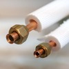 PATIKIL 3/4" Brass Flare Nut, 5pcs SAE 45 Degree Copper