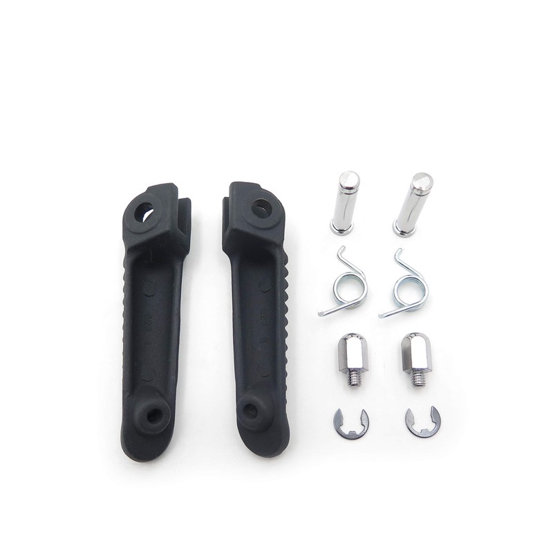 HTTMT MT390-027 - Reposapiés delantero negro compatible con Yzf-R1 Yzf-R6