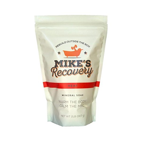 Mike's Recovery HEAT/REHEAT POUCH Mineral Soak- Bath Salt Muscle Restore - Mikes Recovery (2lb.)