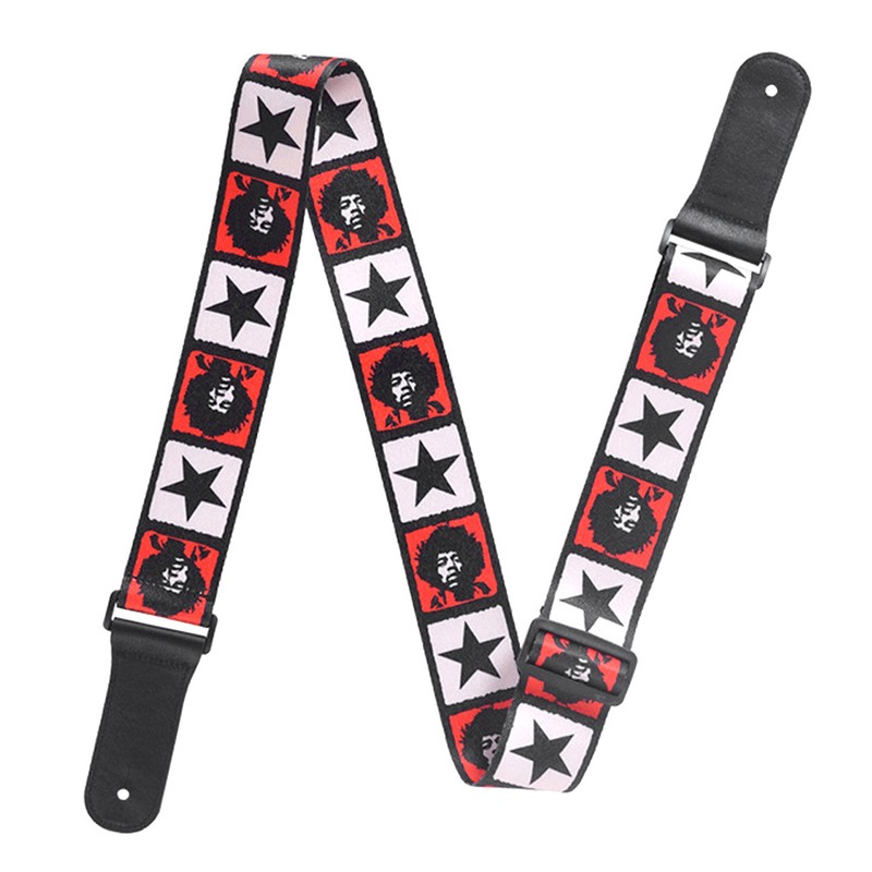 Leather Shoulder Strap Musical Instrument Accessories Sublimation Print Commemorative‑Type
