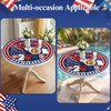 Hiboss 4th of July Tablecloth Round 44 Inch, Memorial Day