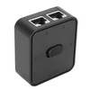 2-Port Gigabit Network Switch Splitter, 1000Mbps 2 in 1 Out
