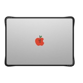 CASETiFY Impact MacBook Air 13" (2022&2024) Case [Enhanced Protective Corner Design/Ventilation Cutouts/Anti-Slip Grip] - Apple MacBook Case - Clear Black