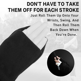 FINGER TEN Winter Golf Gloves Mittens Unisex Glove Anti-slip Thermal Sports, Winter Golf Gloves Mitts Men Women with Fleece Windproof Lining for Outdoor Golfer Golf Accessories (Black, M)
