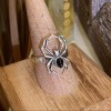 the unbranded brand Spider Black Onyx Sterling Silver Ring