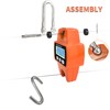 Sutekus Digital Hanging Scale 660lb Portable Crane Scale Waterproof Fish