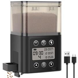 fishkeeper USB Automatic Fish Feeder for Aquarium, 320ML for 3~6 Months