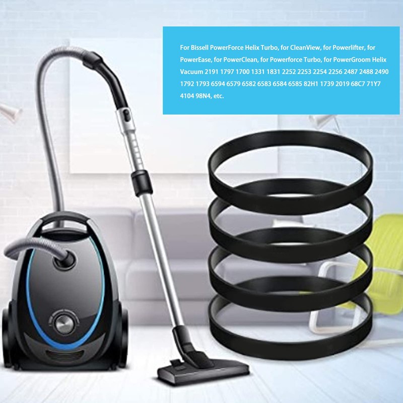Replacement Belts for PowerForce Vacuum, Rubber Material, Easy Installation, Compatible