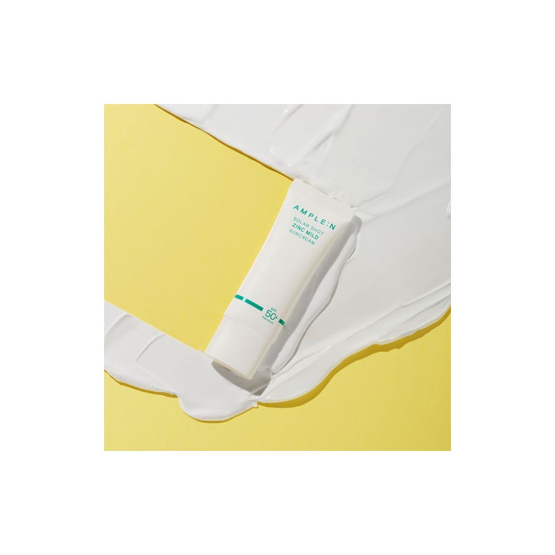 앰플엔 솔라샷 징크 마일드 선크림 SPF50 PA++++ Ample N Solar