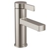 Moen Beric Spot Resist Nickel Modern One-Handle Single Hole Bathroom