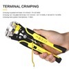 Wire Stripper, Automatic 0.2-6.0 mm² / 24-10 AWG, 3-in-1 Multifunctional