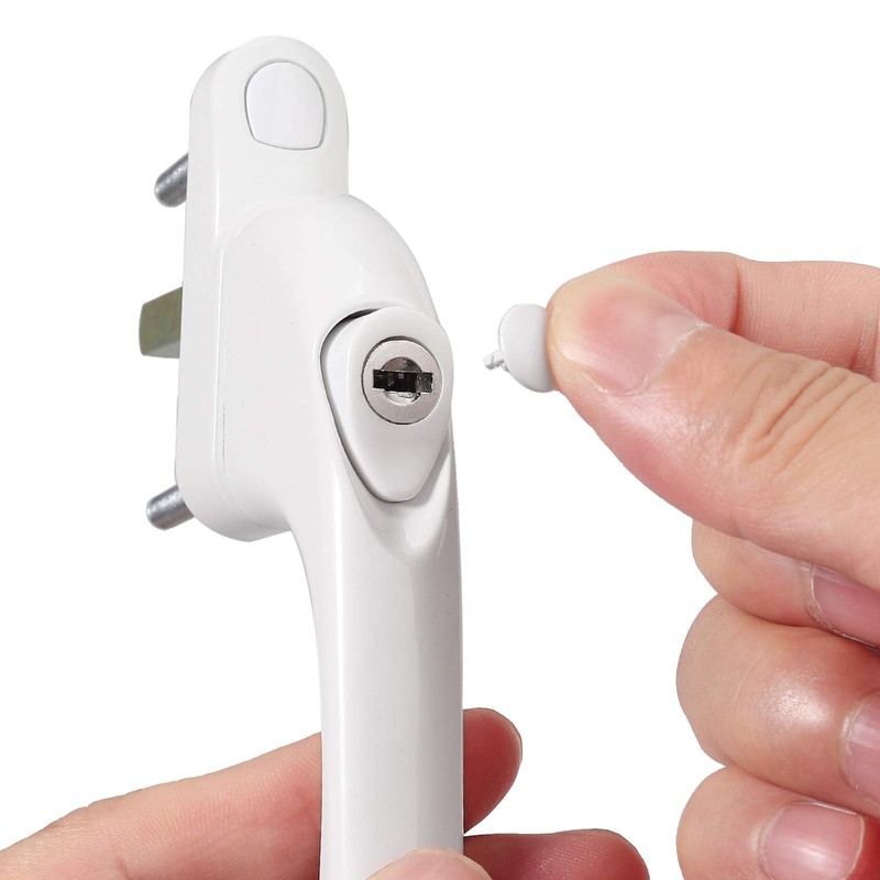 Neoteck 2PCS Window Handle Universal Espag Key Locking Lockable Double