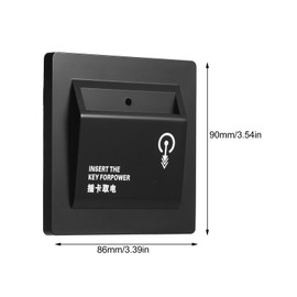 Hotel High-power 40A Power Off Energy Saving Saver Mechanical Power Take-off Guestroom Insert Keycard to Take Power
