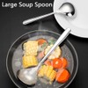 Qualizon 18/8 Stainless Steel Heavy Duty Deep Soup Spoon -