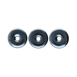 Vives Cortada Hematite Donut (For Pendants) Small, Iron