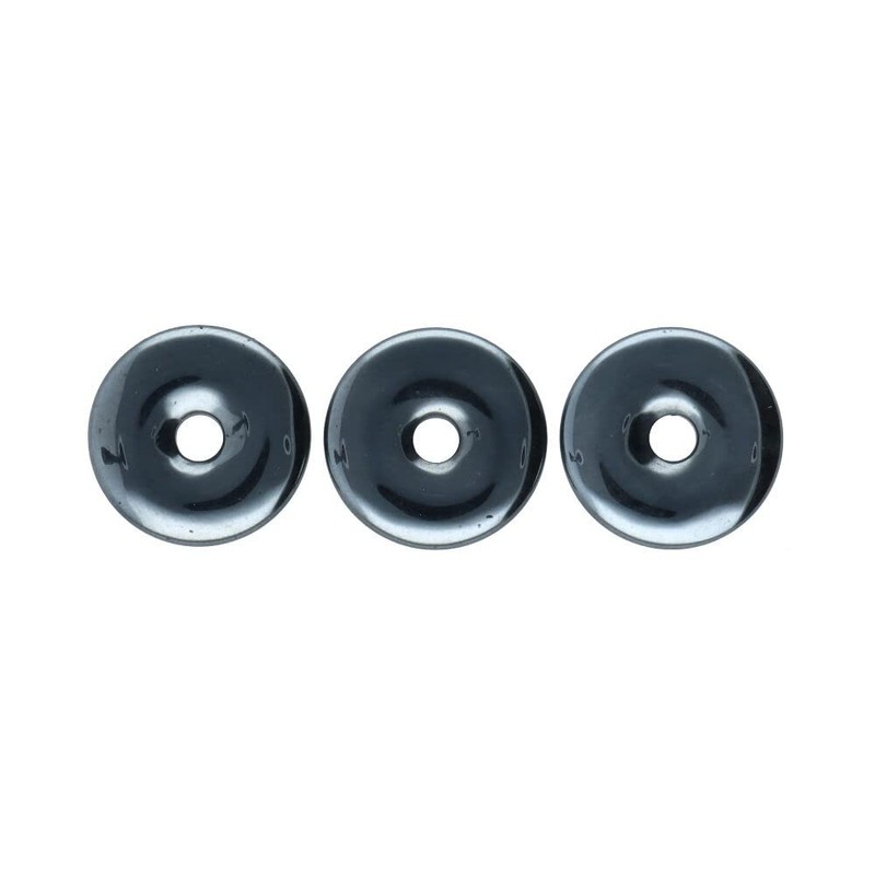 Vives Cortada Hematite Donut (For Pendants) Small, Iron