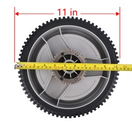 2pcs 11-inch Lawnmower Wheel Replacement for Husqvarna 585265603 fits HU700H LC221RH HD800HW HU800H