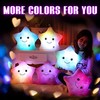 WEWILL Creative Twinkle Star Glowing LED Night Light Plush Pillows