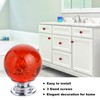 IEIK 10 PCS Crystal Cabinet Knobs Round Glass Bubbles Dresser