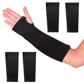 4 Pack Arm Cast Cover Elastic Short Cast Covers Protector Arm Sling Sleeve Cast Decorations for Arm Bath Shower Cast Wound Covers Washable Cover 11 Inch Length x 9-11 Inch Circumference