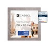 CABBEL Picture Frame 20 x 20 cm, Grey/Concrete, Sturdy MDF