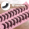 SISIYDY Wispy Lashes Natural Look 16mm Long Cat Eye Natural