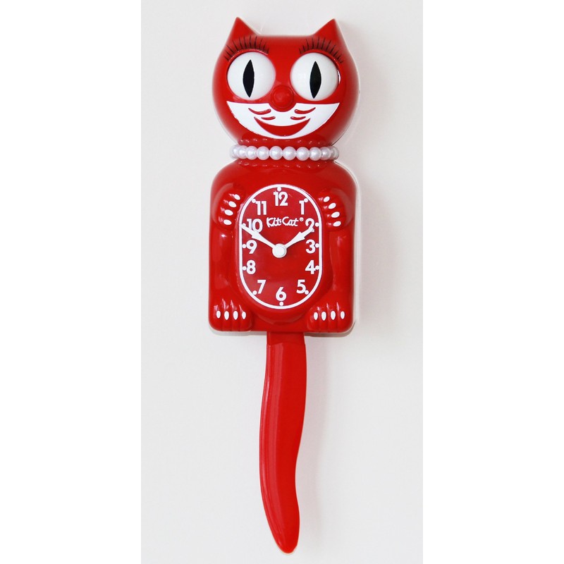 Kit Cat Klock Limited Edition Lady (Scarlet Red), Red/Excursion, Getaway