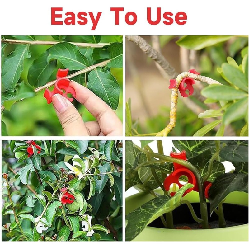Plant Training Clips 90 Degrees Stem Trainer Clips, 40 Pieces
