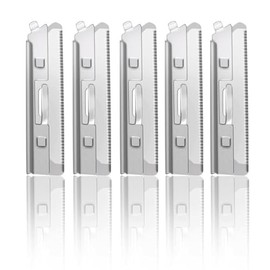 Set of 5 Replacement Blades for Dermaplaning Razors - Facial Razor Refills for Eyebrow Shaping, Precision Exfoliation & Hair Removal for Radiant, Smooth Skin - Dermaplane Tool