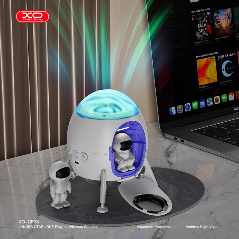 XO Star Projector Galaxy Night Light Bluetooth Speaker with Remote
