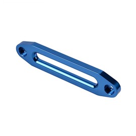 (Blue) Aluminum Hawse Fairlead, for Automotive Anchor Cables UTV 4000-6000 lb Winch,6 inch (152mm) Mount Smooth.