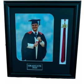 DG Graduation Tassel Frame for 8x10 Photo - shadow box display 2022 graduate