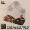 FineLife Window BIrd Feeder Large Food Tray and Suction Cup