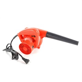 Electric Hand Operated Air Blower Computer Vacuum 110V Lockable Dust Cleaner Trigger for Blowing Leaf Clearing Dust Small Trash Car
