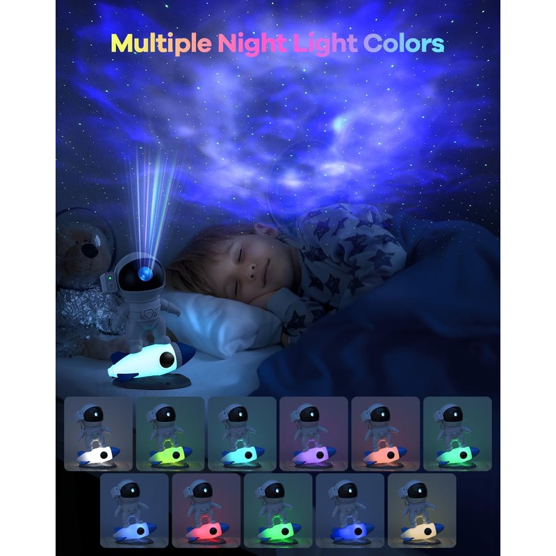 Astronaut Star Projector Night Light - Space Buddy Projector, APP&Remote