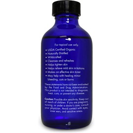 Organic Witch Hazel by Zongle, 4 OZ – 100% Pure Natural for Face, Acne, Butt, Skin, Scalp, Hair, Body