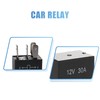 X AUTOHAUX 4 Pcs DC 12V 30A SPDT Automotive Relay