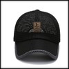 White Fang CA514 Golf Logo Mesh Cap, Running, Sports, Lightweight,