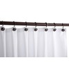 CHICTIE Bronze Shower Curtain Hooks,Oil Rubbed Decorative Shower Rings,Set of