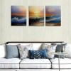 Tufiqu 3 Piece Wall Art - Canvas Prints - Ocean