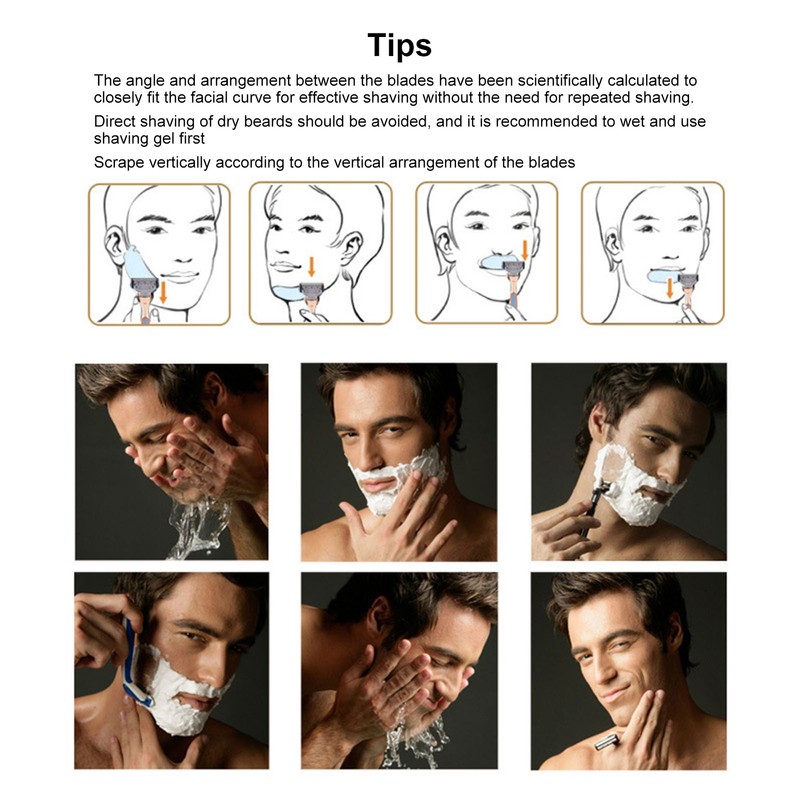 Straight Edge Razor Men Barber Stainless Steel Folding Manual Shaver